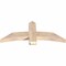 Ekena Millwork Bellingham Smooth Timber Gable Bracket, Douglas Fir, 48"W x 20"H x 3 1/2"D x 5 1/2"F, 10/12 Pitch GBW048X20X0406BEL00SDF - alternate 5